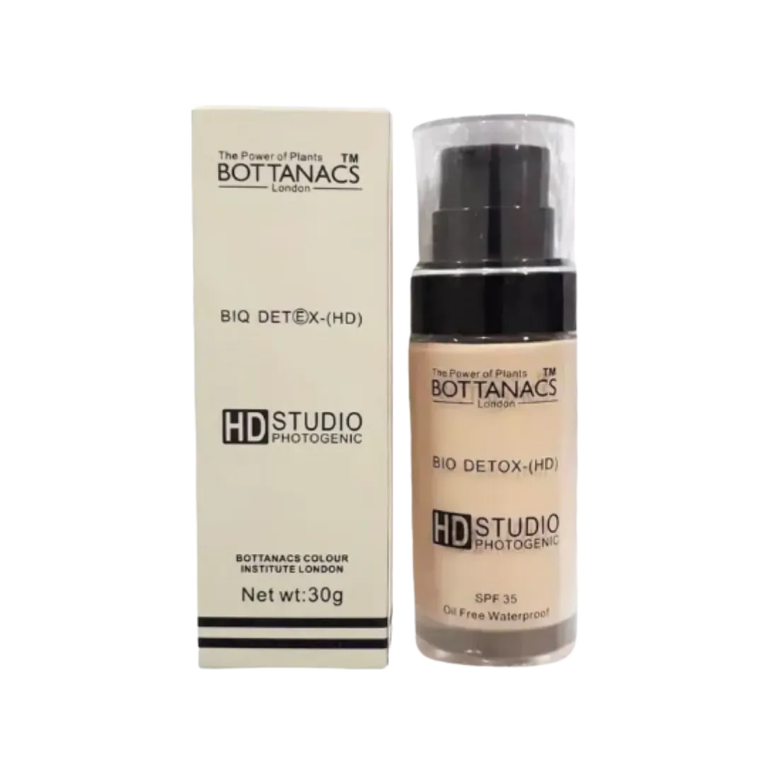 BOTTANACS Bio Detox - (HD) Studio Photogenic SPF 35 oil free WaterProof BE02 Light
