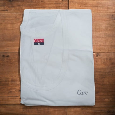 CARE Men's Wear Executive Quality Half Sleeve Vest White