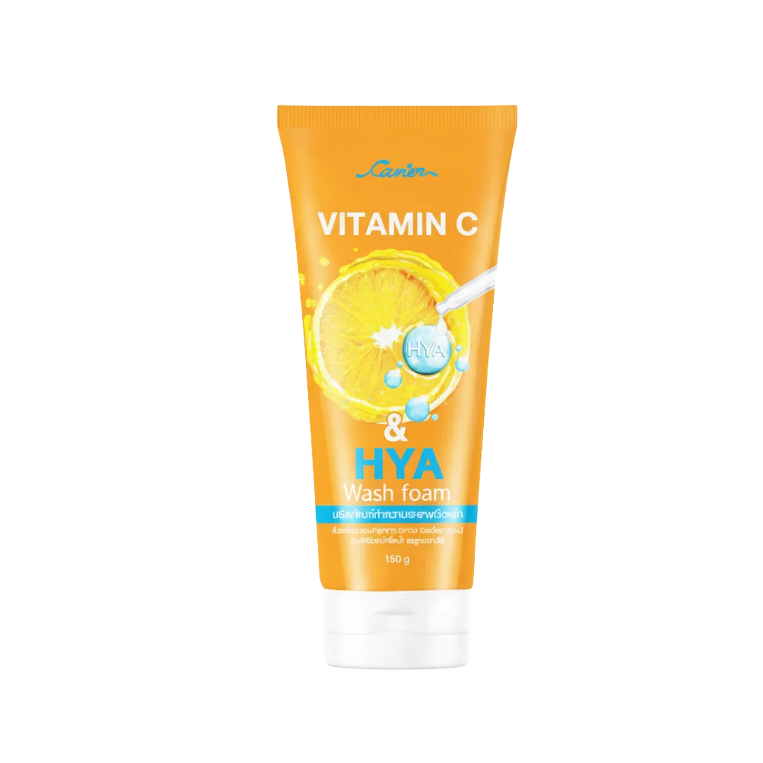 CAVIER Vitamin C & HYA wash foam