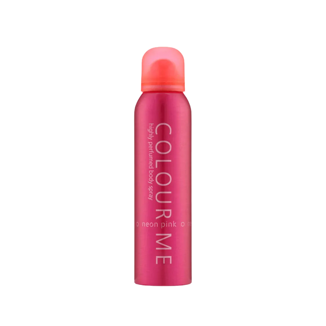 COLOUR ME BODY SPRAY NEON PINK