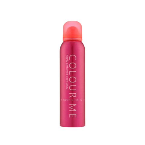 COLOUR ME BODY SPRAY NEON PINK