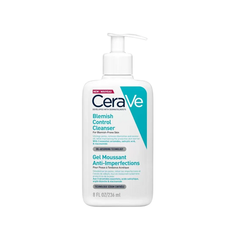 Cera Ve Developed With Dermatologist Blemish Control Cleanser For Blemish-Prone Skin Oil- Absorbing Technology