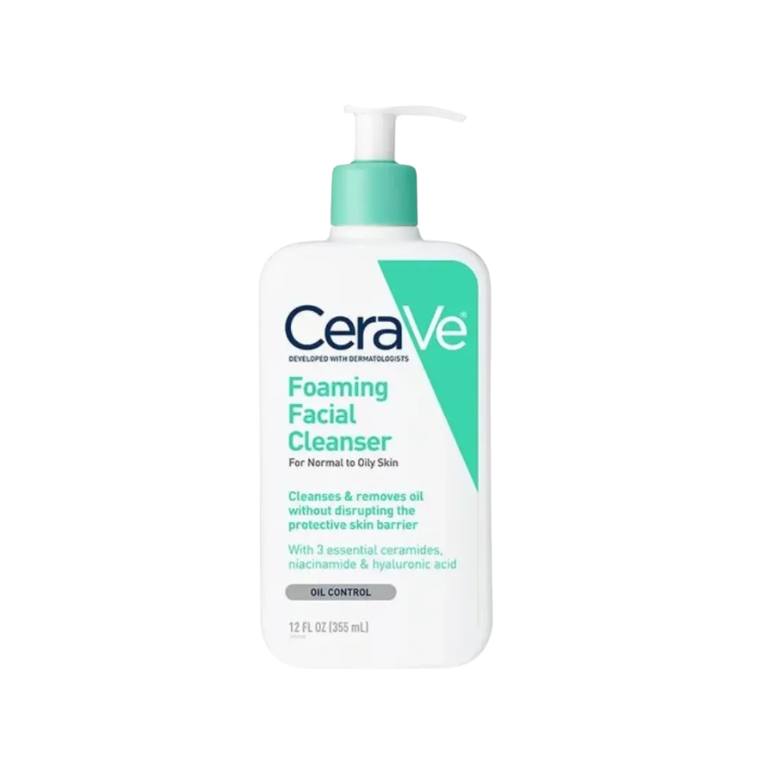 Cera Ve Developed With Dermatologist Foaming Facial Cleanser For Normal to Oily Skin