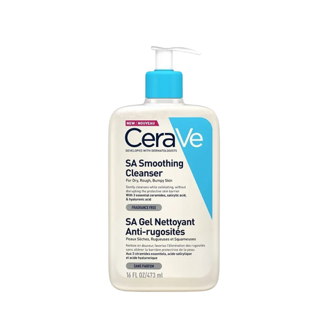 Cera Ve Developed With Dermatologist SA Smoothing Cleanser For Dry, Rough, Bumpy Skin