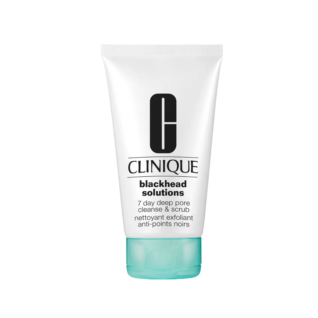 Clinique blackhead solution 7 day deep pore cleanser & scrub All Type Skin