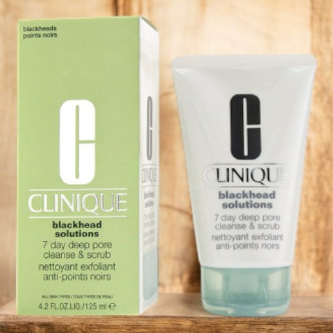 Clinique blackhead solution 7 day deep pore cleanser & scrub All Type Skin