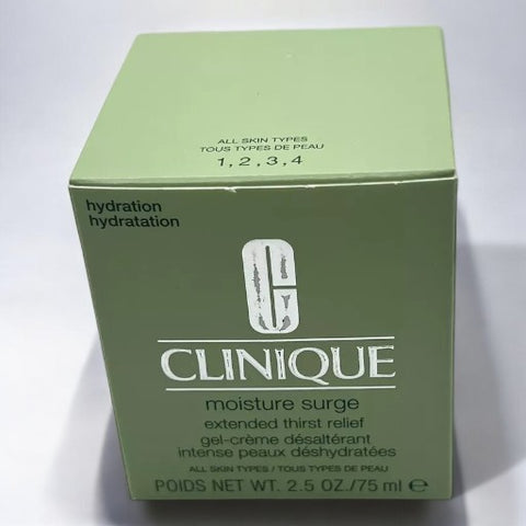 Clinique moisture surge extended thirst relief gel-creme desalterant intense peaux deshydratees All Skin types