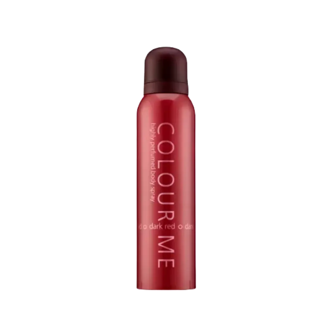 Colour Me Dark Red Highly Perfumed Body Spray