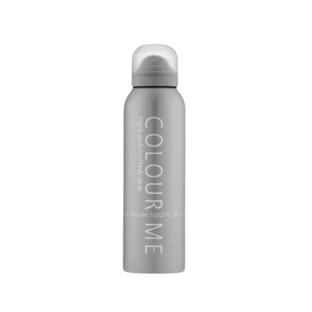 Colour Me Silver Sport Highly Perfumed Body Spray