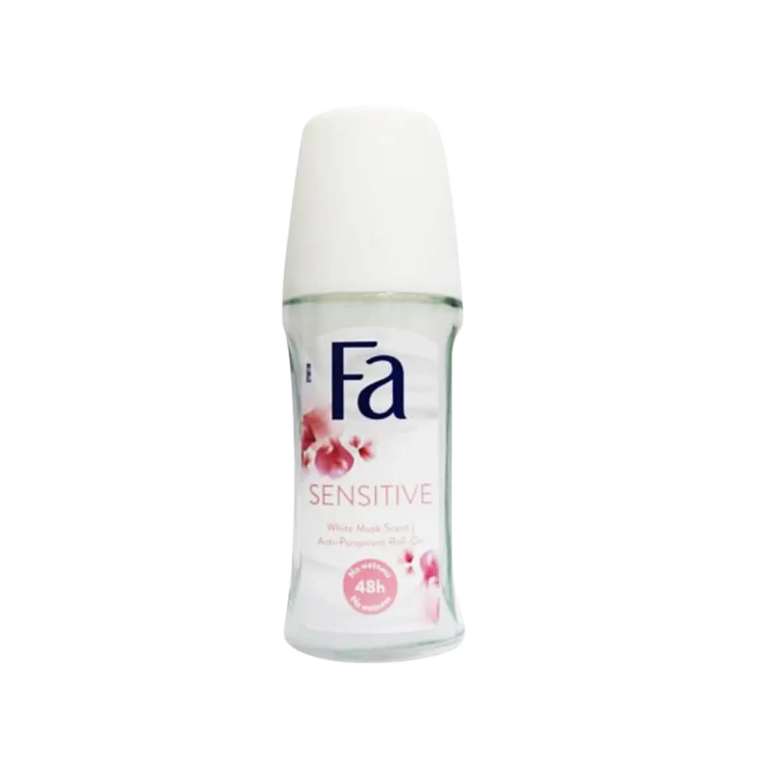 FA Roll on Anti-Perspirant Sensitive White Musk Scent