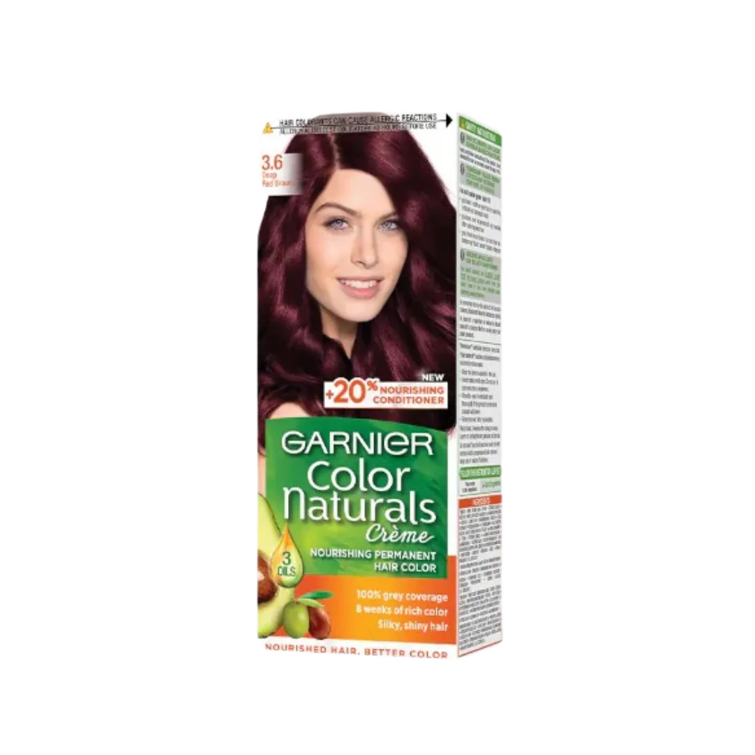 GARNIER Color Naturals No. 3.6 (Deep Red Brown) – Roop Singhar