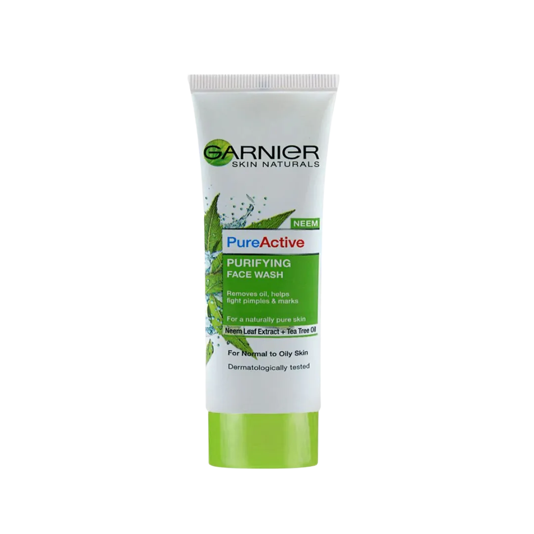 Garnier Skin Active Pure Active Neem Purifying Face Wash, For Normal To Oily Skin
