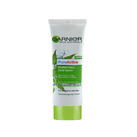 Garnier Skin Active Pure Active Neem Purifying Face Wash, For Normal To Oily Skin
