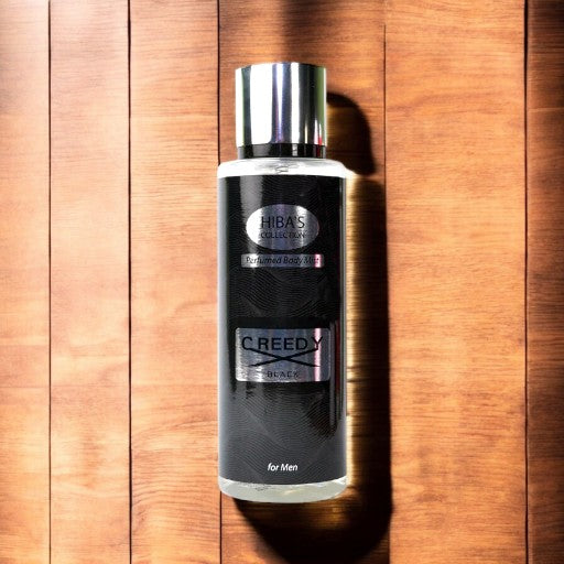 HIBA'S COLLECTION Creedy Black Body Mist For Men