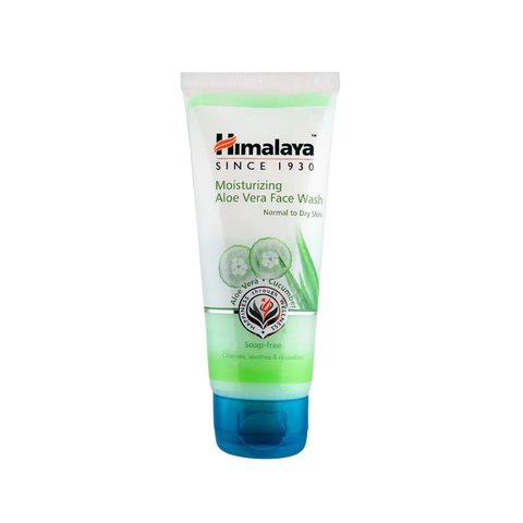 HIMALAYA Moisturizing Aloe Vera Face Wash Normal to Dry Skin Aloe + Cucumber
