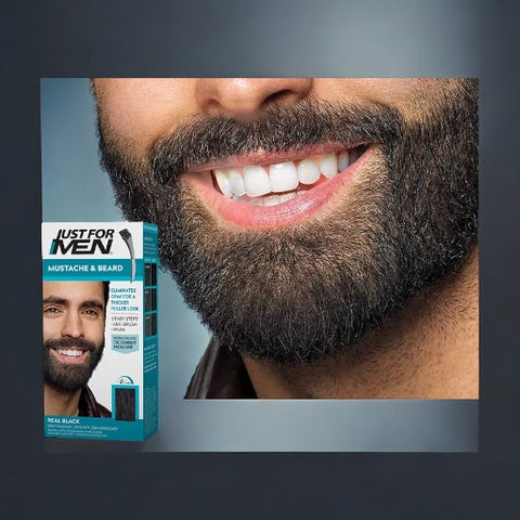 JUST FOR MEN Moustache & Beard Easy Color No. M-55 (Real Black)