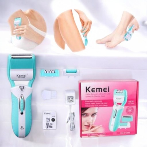 KM-6198 3 in 1 Shaver Epilator