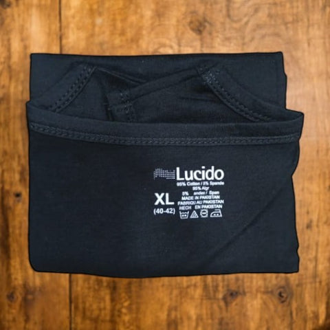 LUCIDO Apparels Classic Vest Pack of 1 Black