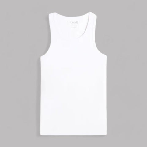 LUCIDO Apparels Classic Vest Pack of 1 White