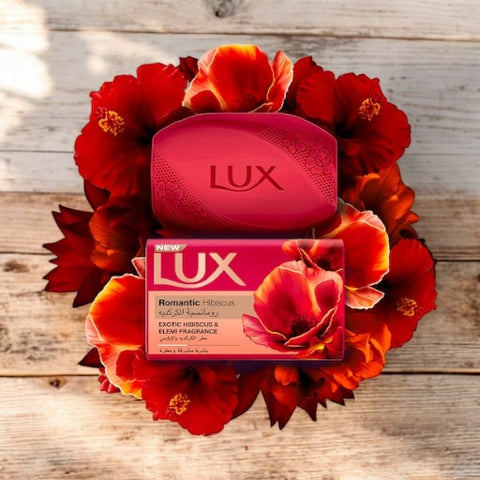 LUX Romantic Hibiscus Exotic Hibiscus & Elemi Fragrance Soap