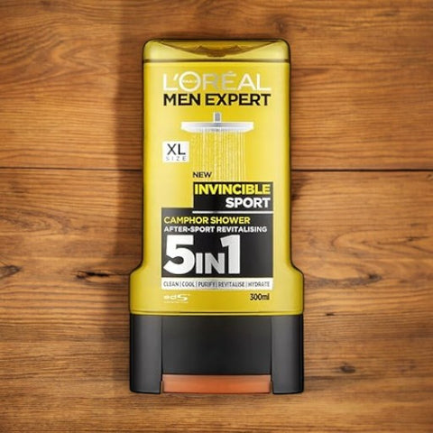 L'Oreal 5In1 Men Expert Invincible Sport Camphor Shower Gel