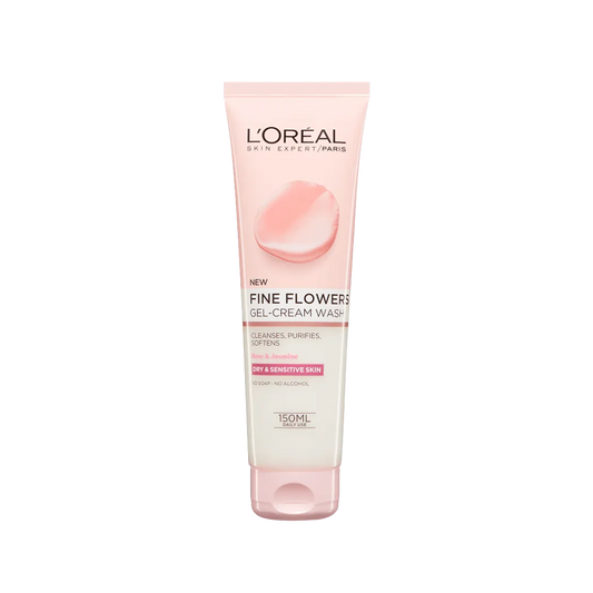 L'OREAL PARIS Fine Flowers Cleansing Wash for Dry & Sensitive Skin