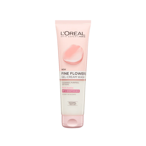 L'OREAL PARIS Fine Flowers Cleansing Wash for Dry & Sensitive Skin