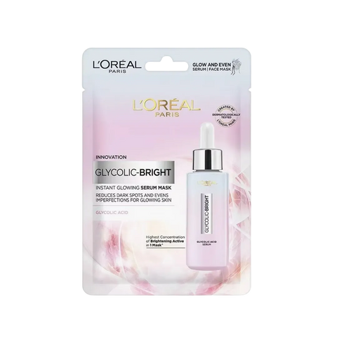 L'OREAL Paris Glycolic Bright Instant Glowing Serum Mask