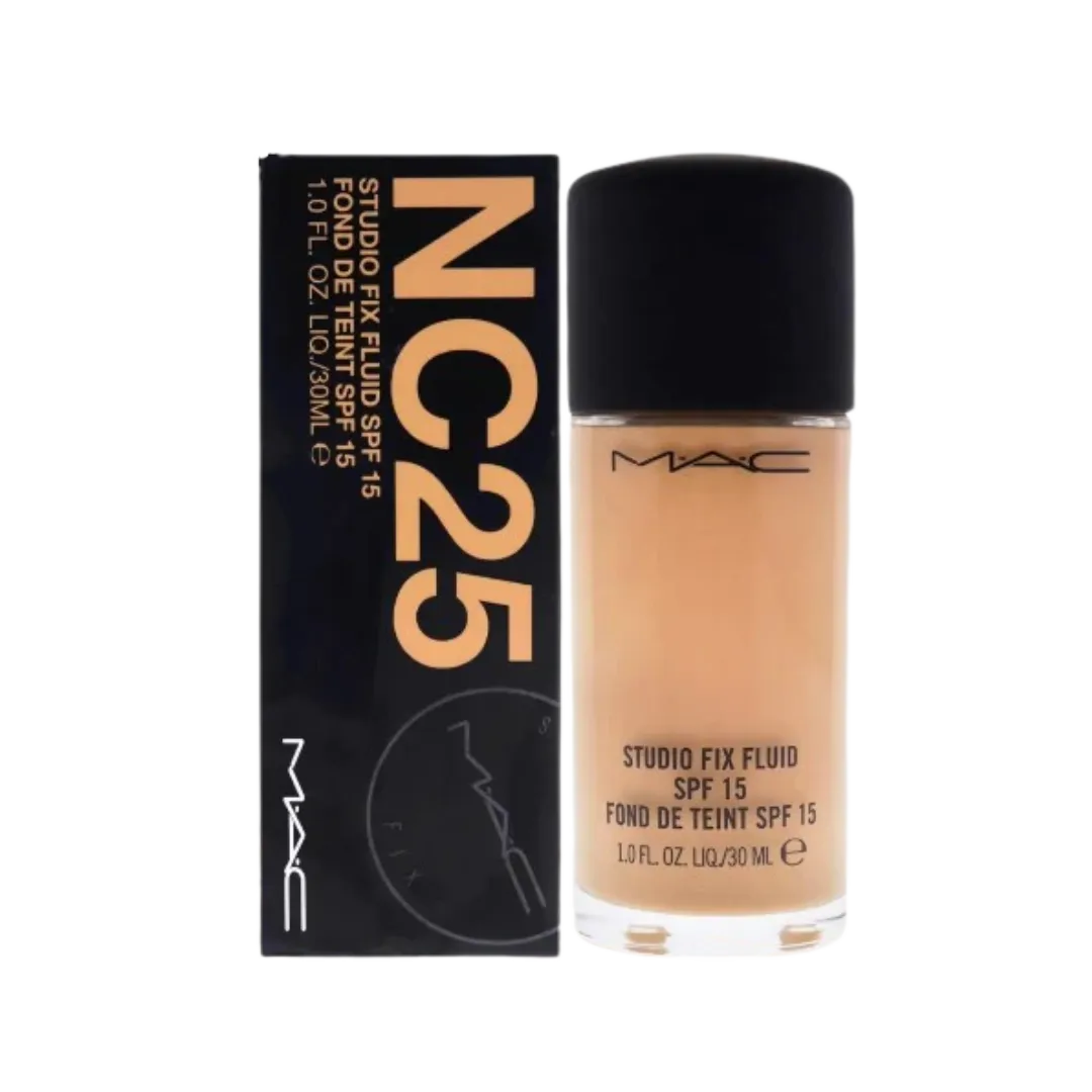 MAC NC25 Studio Fix Fluid SPF 15 Foundation