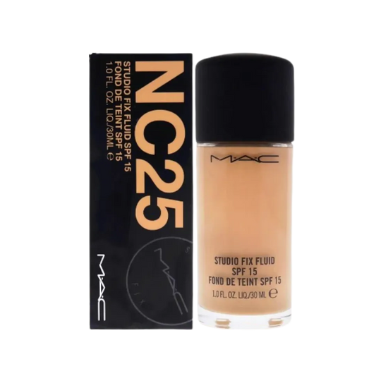 MAC NC25 Studio Fix Fluid SPF 15 Foundation