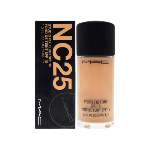 MAC NC25 Studio Fix Fluid SPF 15 Foundation