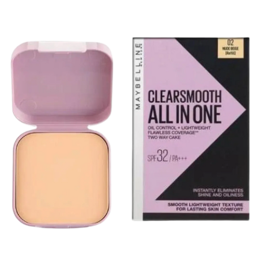 MAYBELLINE New York Clearsmooth All In One Oil Controller + LightWeight Compect Powder