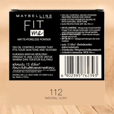 MAYBELLINE New York Fit Me Matte + Pore less Compact Powder