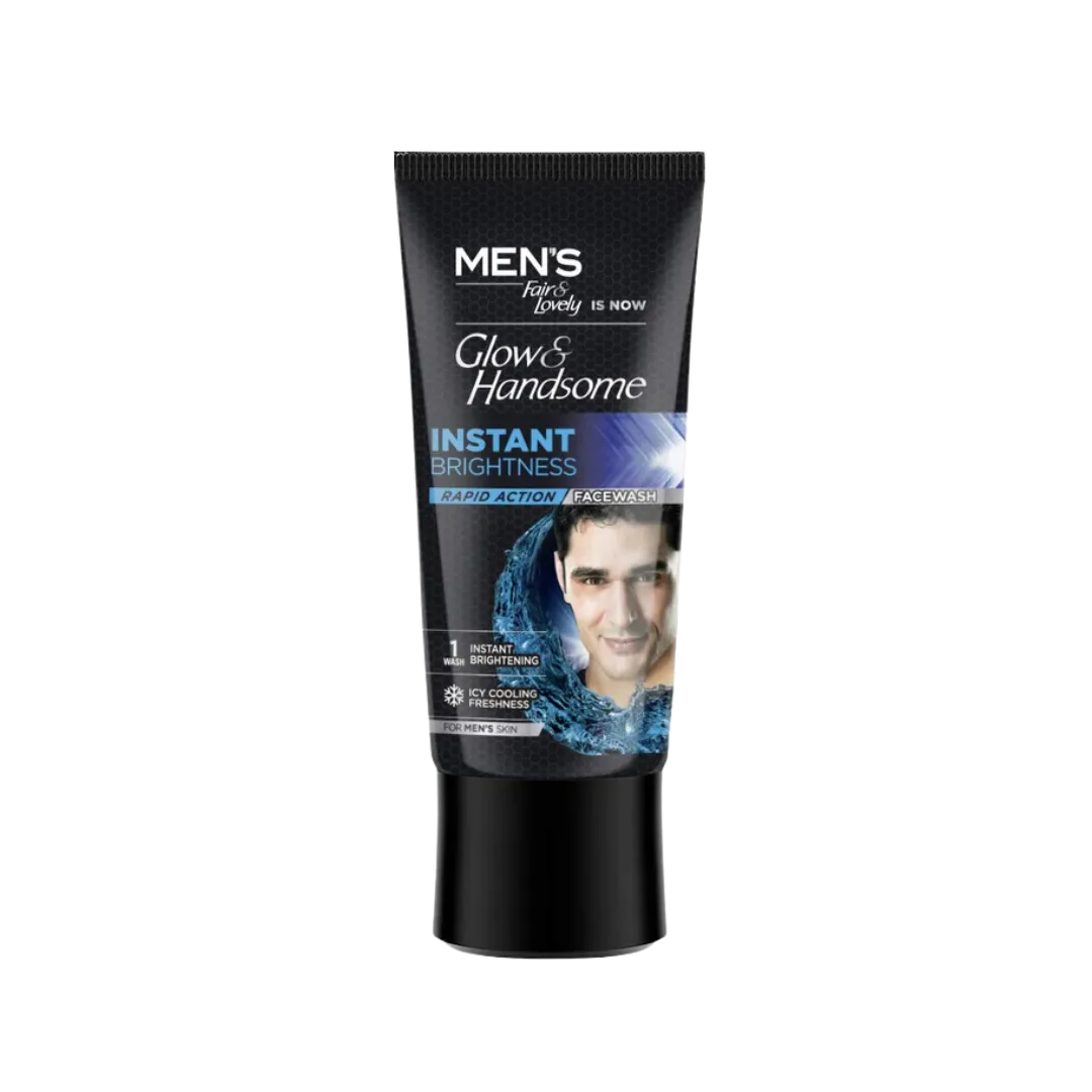 MEN's Fair & Lovely Glow & Handsome Instant Brightness Face Wash