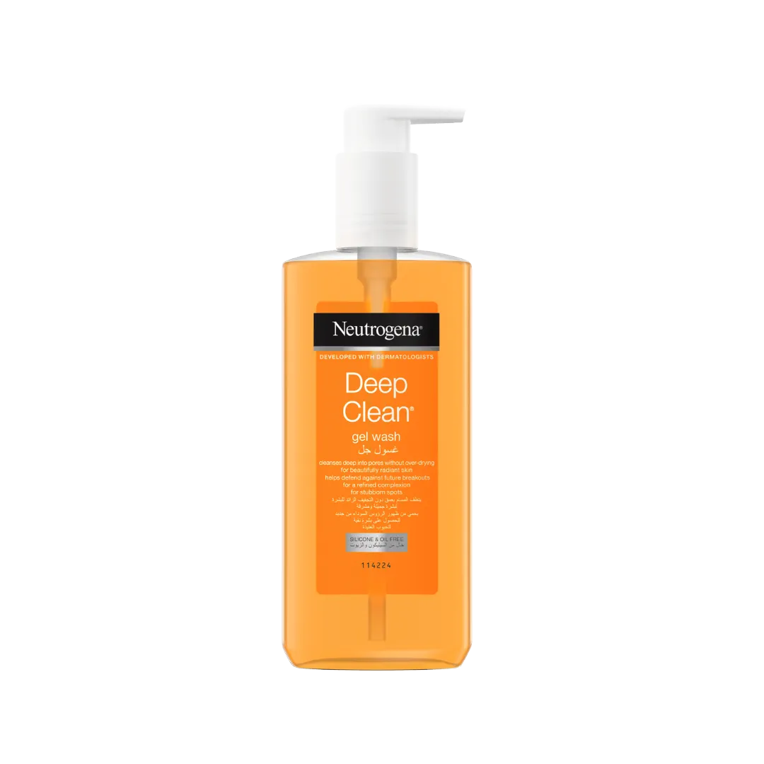 NEUTROGENA Developed with Dermatologists Deep Clean Gel Wash Silicon & Oil Free