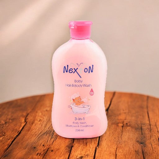 NEXTON Baby 3 In 1 Body Wash, Shampoo & Conditioner