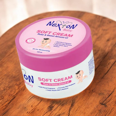 NEXTON Baby Soft Cream Rose & Sweet Almond Oil