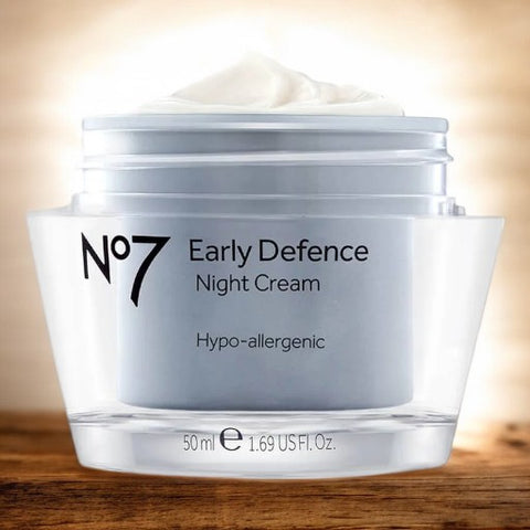 No7 Early Defence Night Cream Hypro-allergenic