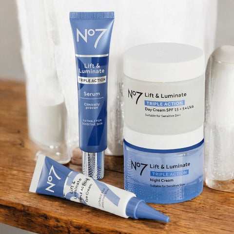 No7 Lift & Luminate Triple Action Night Cream Suitable For Sensitive Skin