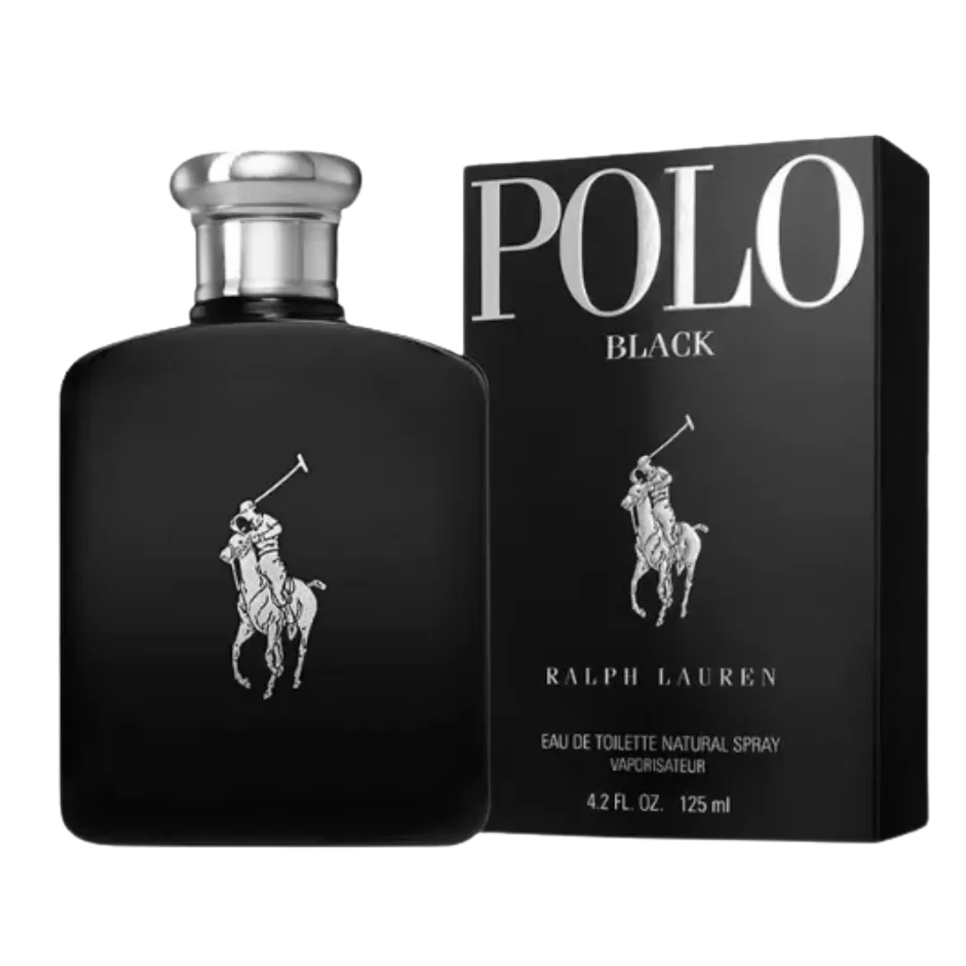 POLO BLACK FOR MEN BY RALPH LAUREN - EAU DE TOILETTE SPRAY