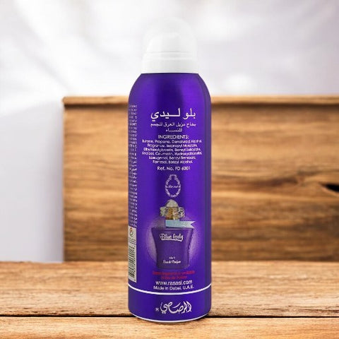 Rasasi Blue Lady Pour Femme Deodorant Body Spray