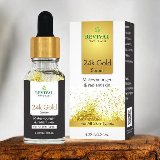 REVIVAL Naturals 24K Gold Face Serum