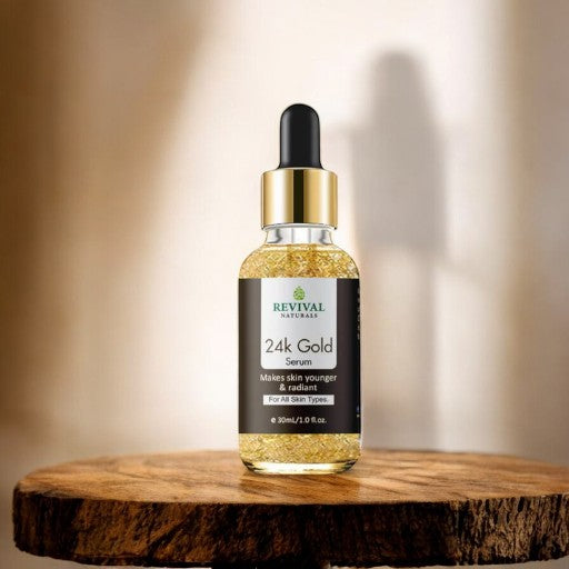 REVIVAL Naturals 24K Gold Face Serum