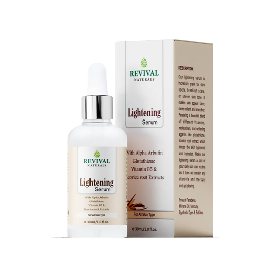REVIVAL Naturals Face Lightening Serum (Lightens)