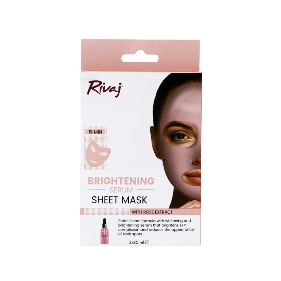 RIVAJ Brightening Serum Sheet Mask