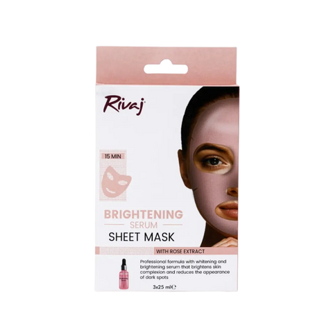 RIVAJ Brightening Serum Sheet Mask