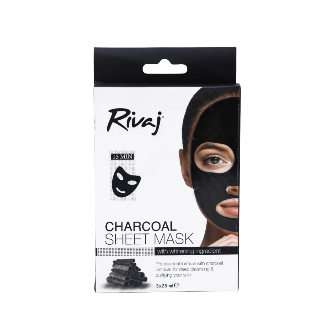 RIVAJ Charcoal Sheet Mask
