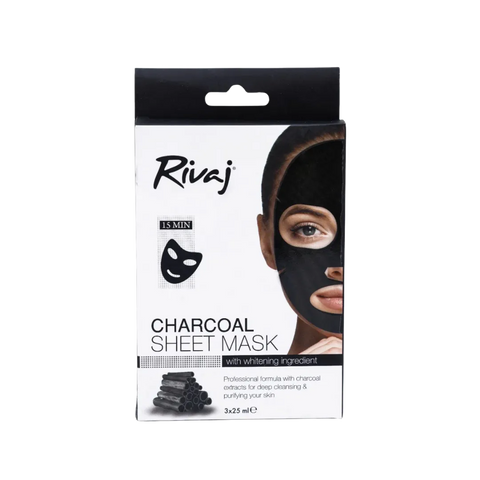RIVAJ Charcoal Sheet Mask
