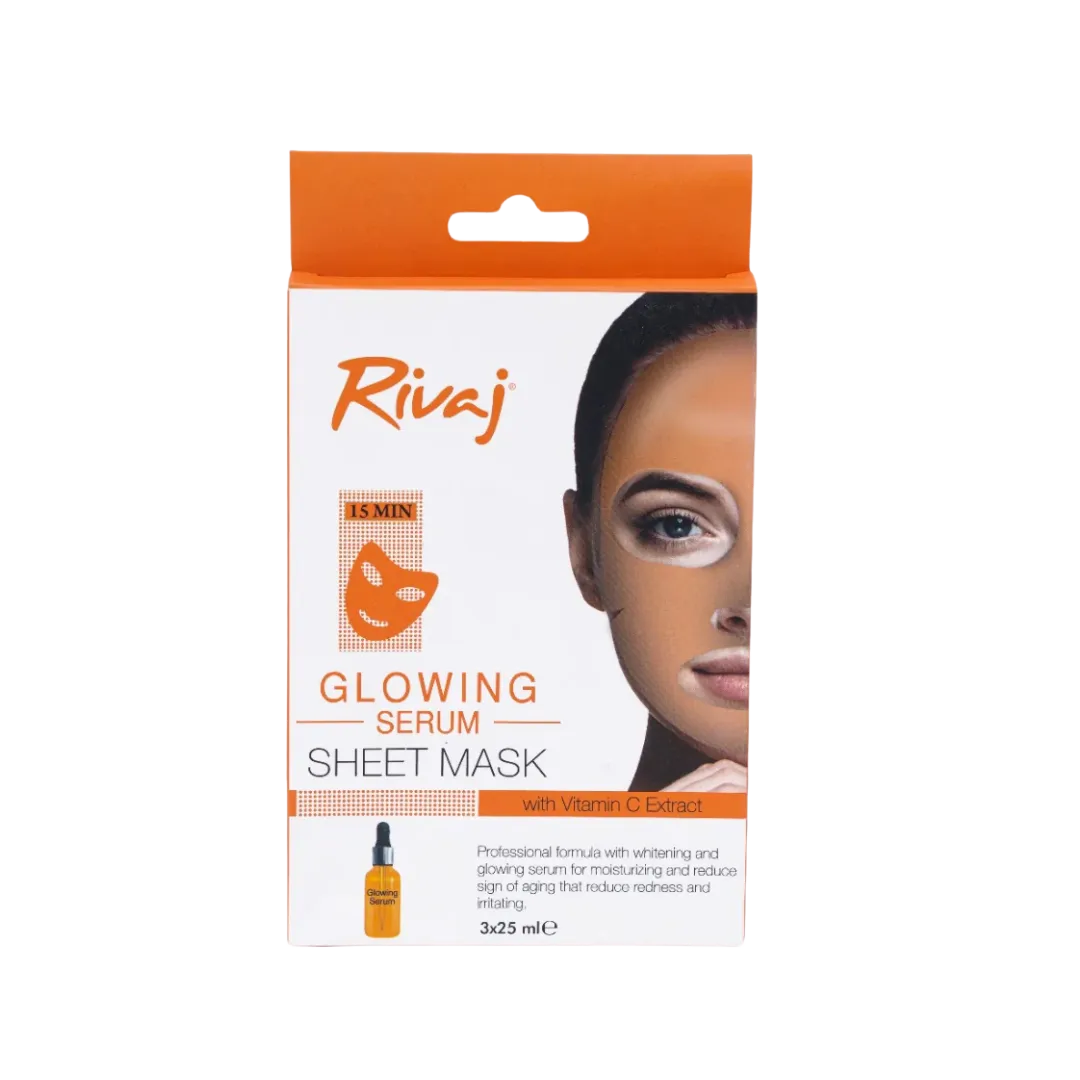 RIVAJ Glowing Serum Sheet Mask
