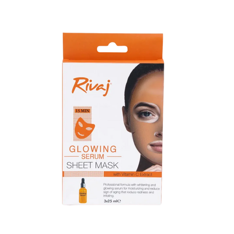 RIVAJ Glowing Serum Sheet Mask